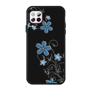 For Huawei P40 Lite Pattern Printing Embossment TPU Mobile Case(Small orchid)