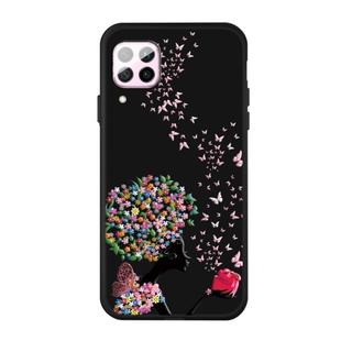 For Huawei P40 Lite Pattern Printing Embossment TPU Mobile Case(Corolla Girl)