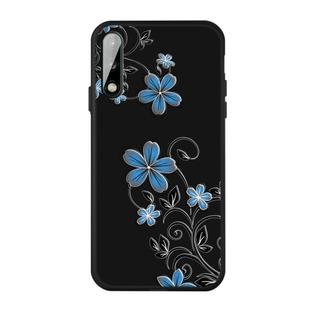 For Huawei P40 Lite E Pattern Printing Embossment TPU Mobile Case(Small orchid)