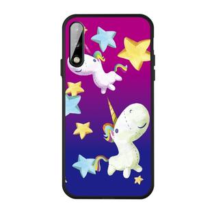 For Huawei P40 Lite E Pattern Printing Embossment TPU Mobile Case(Pegasus)