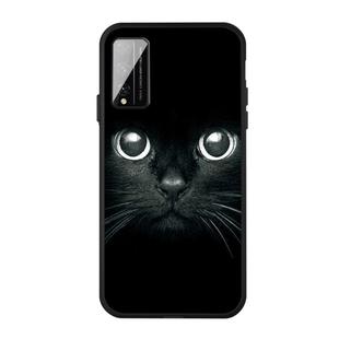 For Huawei Play 4T Pro Pattern Printing Embossment TPU Mobile Case(Whiskered cat)