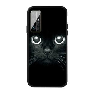 For Huawei Honor 30 Pattern Printing Embossment TPU Mobile Case(Whiskered cat)