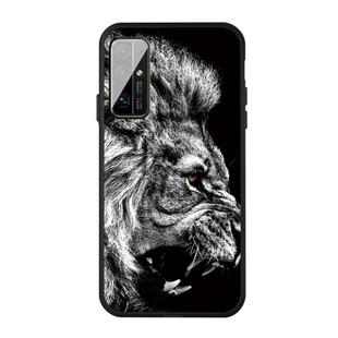 For Huawei Honor 30 Pattern Printing Embossment TPU Mobile Case(Lion)