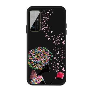For Huawei Honor 30 Pro Pattern Printing Embossment TPU Mobile Case(Corolla Girl)