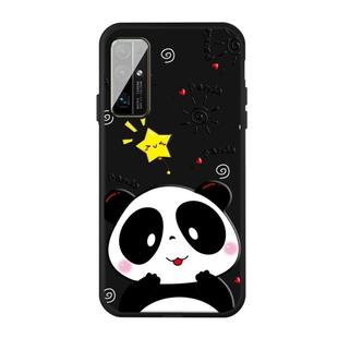 For Huawei Honor 30s Pattern Printing Embossment TPU Mobile Case(Dummy Bear)