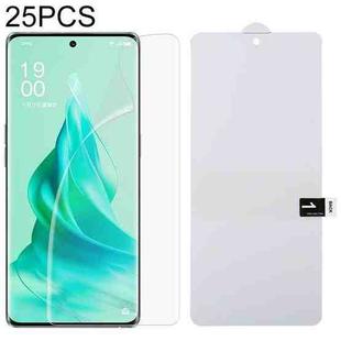 For OPPO Reno9 Pro+ 25pcs Full Screen Explosion-proof Hydrogel Film