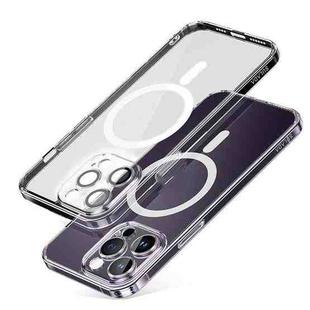 For iPhone 14 Pro SULADA Jingpin Series All-inclusive Lens Electroplated TPU Phone Case(Transparent)