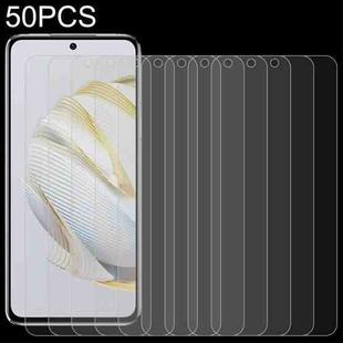 For Huawei nova 10 SE / nova 11 SE 50pcs 0.26mm 9H 2.5D Tempered Glass Film