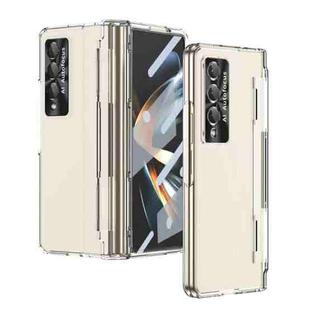 For Samsung Galaxy Z Fold4 Integrated Full Coverage Phone Case with Hinge(Transparent)