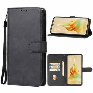 For OPPO Reno9 Pro Leather Phone Case(Black)