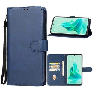 For OPPO Reno9 Pro+ Leather Phone Case(Blue)