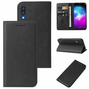 For ZTE Blade A51 Lite/A5 2020 Magnetic Closure Leather Phone Case(Black)