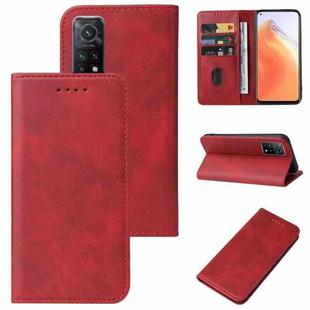 For ZTE Blade A51 Lite/A5 2020 Magnetic Closure Leather Phone Case(Red)