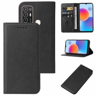 For ZTE Blade A52 2022 Magnetic Closure Leather Phone Case(Black)