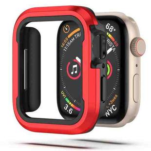 For Apple Watch  Series 8 / 7 45mm Aluminum Alloy + TPU 2 in 1 Protective Case(Red)