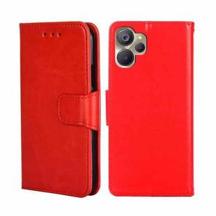 For Realme 9i 5G Global/10 5G Crystal Texture Horizontal Flip Leather Phone Case(Red)