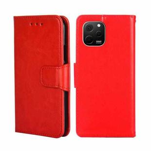 For Huawei nova Y61 Crystal Texture Horizontal Flip Leather Phone Case(Red)