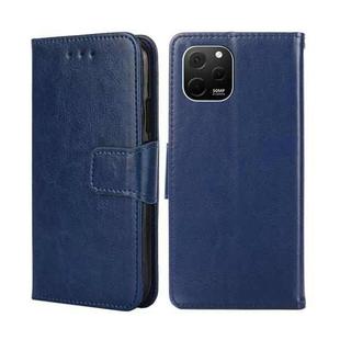 For Huawei nova Y61 Crystal Texture Horizontal Flip Leather Phone Case(Royal Blue)