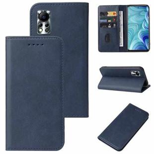 For Infinix Hot 11s NFC Magnetic Closure Leather Phone Case(Blue)