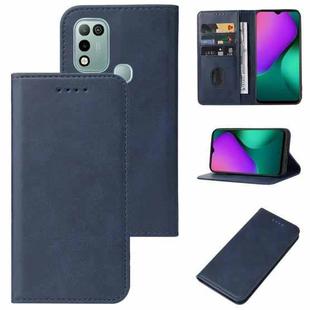 For Infinix Hot 10 Play/Smart 5 India Magnetic Closure Leather Phone Case(Blue)