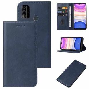 For Infinix Itel A48/L6006 Magnetic Closure Leather Phone Case(Blue)