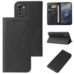 For Nokia G60 5G Magnetic Closure Leather Phone Case(Black)