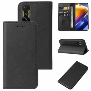 For Xiaomi Poco F4 GT Magnetic Closure Leather Phone Case(Black)