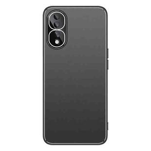 For Honor 80 Pro TPU + Aluminum Alloy Shockproof Phone Case(Black)