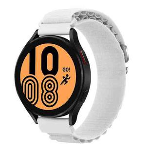 For Realme Watch 3/Amazfit GTR4/4 Pro Universal Nylon Watch Band(White)
