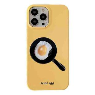 For iPhone 14 Pro Max 2 in 1 Detachable Painted Pattern Phone Case(Fried Eegg)