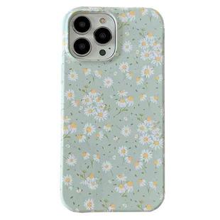 For iPhone 14 Pro Max 2 in 1 Detachable Painted Pattern Phone Case(Small Chrysanthemum)