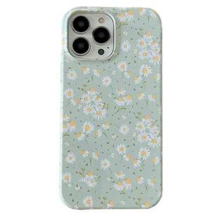 For iPhone 13 Pro Max 2 in 1 Detachable Painted Pattern Phone Case(Small Chrysanthemum)