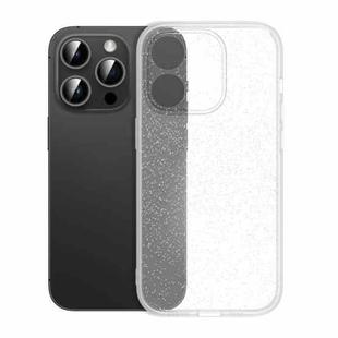 For iPhone 14 Pro Max Glitter Powder TPU Phone Case(Clear White)