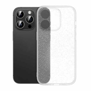 For iPhone 12 Glitter Powder TPU Phone Case(Clear White)