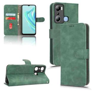 For Infinix Hot 20i Skin Feel Magnetic Flip Leather Phone Case(Green)