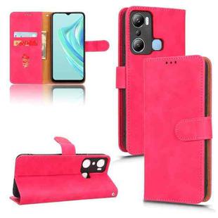 For Infinix Hot 20i Skin Feel Magnetic Flip Leather Phone Case(Rose Red)