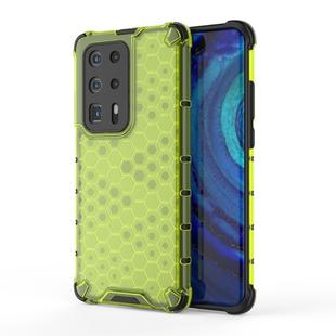 For Huawei P40 Pro+ Shockproof Honeycomb PC + TPU Protective Case(Green)