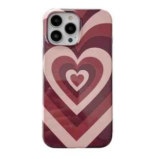 For iPhone 12 2 in 1 Detachable Love Pattern Phone Case(Red)