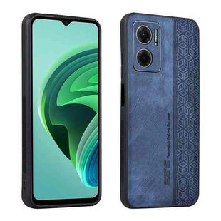 AZNS 3D Embossed Skin Feel Phone Case for Xiaomi Redmi Note 11E 5G / Redmi 10 5G / Redmi 10 Prime+ 5G India(Sapphire Blue)