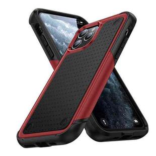 For iPhone 11 Pro PC + TPU Shockproof Protective Phone Case(Red+Black)