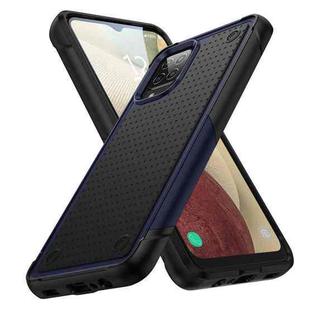 For Samsung Galaxy A12 PC + TPU Shockproof Protective Phone Case(Blue+Black)