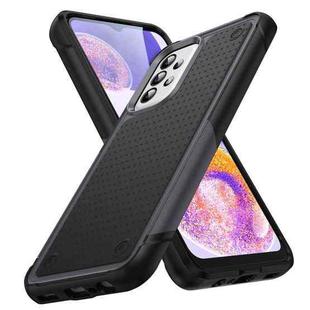 For Samsung Galaxy A23 PC + TPU Shockproof Protective Phone Case(Grey+Black)