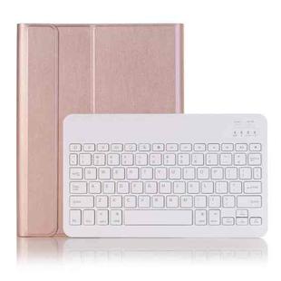 Detachable Bluetooth Keyboard Leather Tablet Case For iPad Air 3 / Pro 10.5 / 10.2 2021 & 2020 & 2019(Rose Gold)
