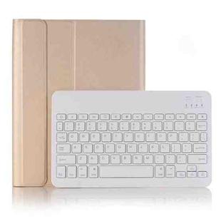Detachable Bluetooth Keyboard Leather Tablet Case For iPad Air 3 / Pro 10.5 / 10.2 2021 & 2020 & 2019(Gold)