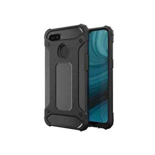 For OPPO A7 Magic Armor TPU + PC Combination Phone Case(Black)
