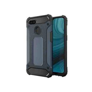 For OPPO A7 Magic Armor TPU + PC Combination Phone Case(Navy Blue)