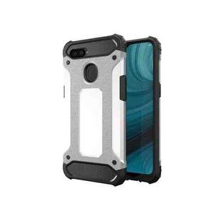 For OPPO A7 Magic Armor TPU + PC Combination Phone Case(Silver)