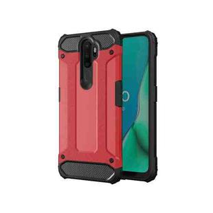 For OPPO A9 2020 Magic Armor TPU + PC Combination Phone Case(Red)