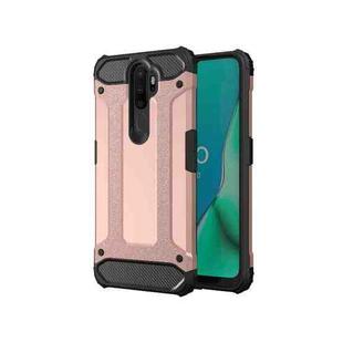 For OPPO A9 2020 Magic Armor TPU + PC Combination Phone Case(Rose Gold)