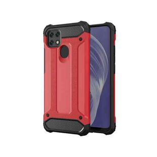For OPPO A15 Magic Armor TPU + PC Combination Phone Case(Red)